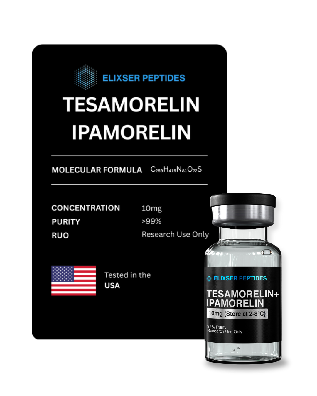TESAMORELIN + IPAMORELIN [10mg]